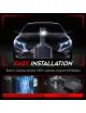 Sinoparcel D3S/D3R LED Headlight Bulb - 6000K 35W High and Low Beam Xenon HID Replacement Lights - Pack of 2