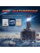 Sinoparcel D3S/D3R LED Headlight Bulb - 6000K 35W High and Low Beam Xenon HID Replacement Lights - Pack of 2