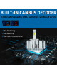 Sinoparcel D5S LED Headlight Bulb  -6000K 400% More Brightness High Low Beam Xenon HID Replacement Lights -Pack of 2