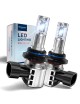 Sinoparcel Upgrade 9012/HIR2 LED Headlight Bulbs,20000LM/Set 6500K,High Low Beam Halogen Replacement,Pack of 2
