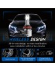 Sinoparcel H11 LED Headlight Bulbs Low Beam, H11/H8 Fog Light Bubs or DRL,20000LM/Set 6500K,Pack of 2