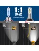 Sinoparcel H11 LED Headlight Bulbs Low Beam, H11/H8 Fog Light Bubs or DRL,20000LM/Set 6500K,Pack of 2