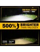 Sinoparcel H4/9003 LED High Beam and Low Beam Headlight Bulbs, 20000LM/Set 6500K Halogen Replacement Lights, Pack of 2