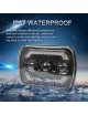 Sinoparcel 5x7 7x6 Inch LED Headlights, High/Low Sealed Beam with DRL and Turn Signal,6500K DOT Approved with H4 Plug