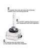 Sinoparcel D3S Xenon HID Headlight Bulbs - 6000K 35W High Low Beam 66340 42403 42302 Replacement lights -2 Yrs Warranty- Pack of 2